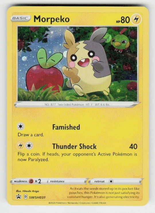 SWSH: Sword & Shield Promo Cards #SWSH031 Morpeko - Image 1 of 2