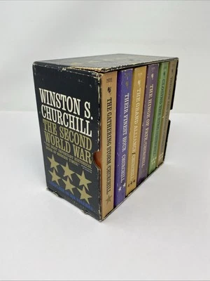 Winston S. Churchill THE SECOND WORLD WAR Complete Box Set (6-Volume) PAPERBACK Foto 1 de 4