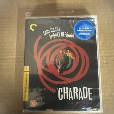 Charade - The Criterion Collection NEW SEALED BLU RAY CELLOPHANE TORN - Image 1 of 3
