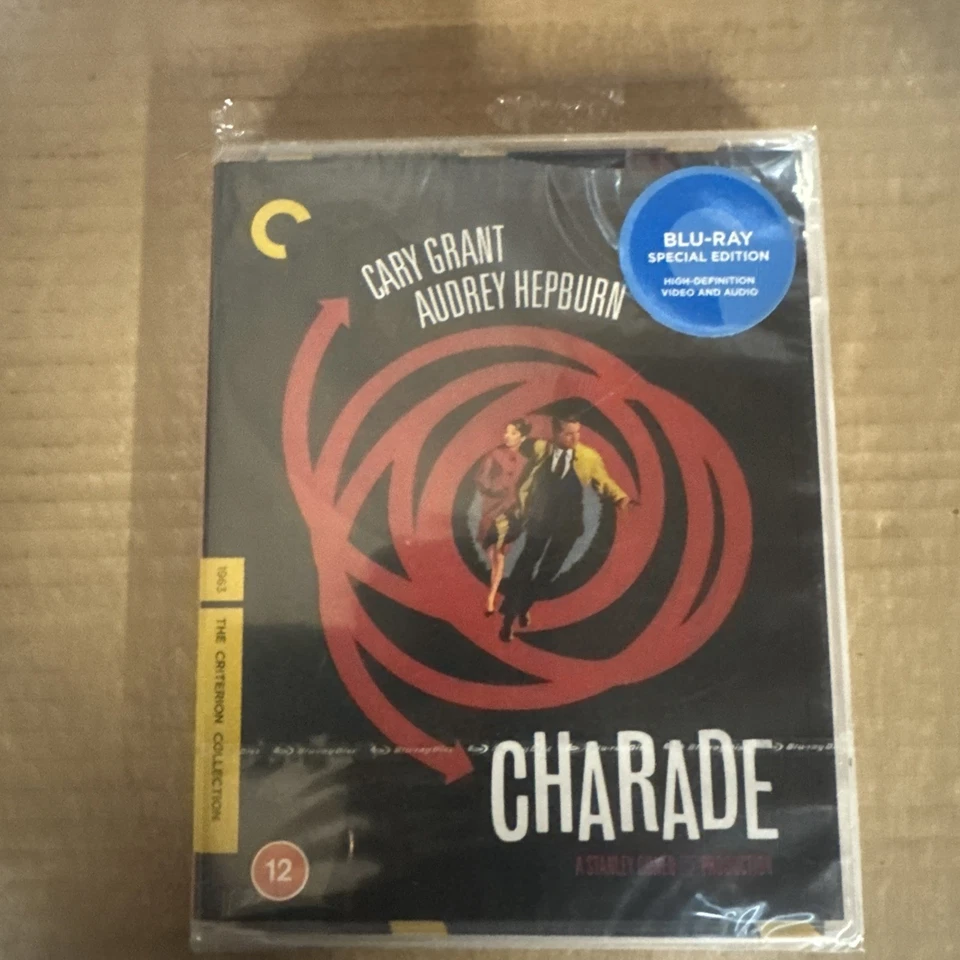 Charade - The Criterion Collection NEW SEALED BLU RAY CELLOPHANE TORN - Image 1 of 3