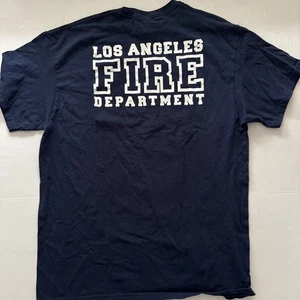 Los Angeles City Fire Department Herren Large T-Shirt LAFD 2-seitig - Bild 1 von 5