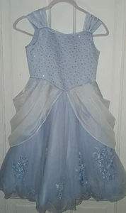 Disney Princess Signature Collection Dress Cinderella W/Swarovski Crystals Sz 8 - Picture 1 of 4