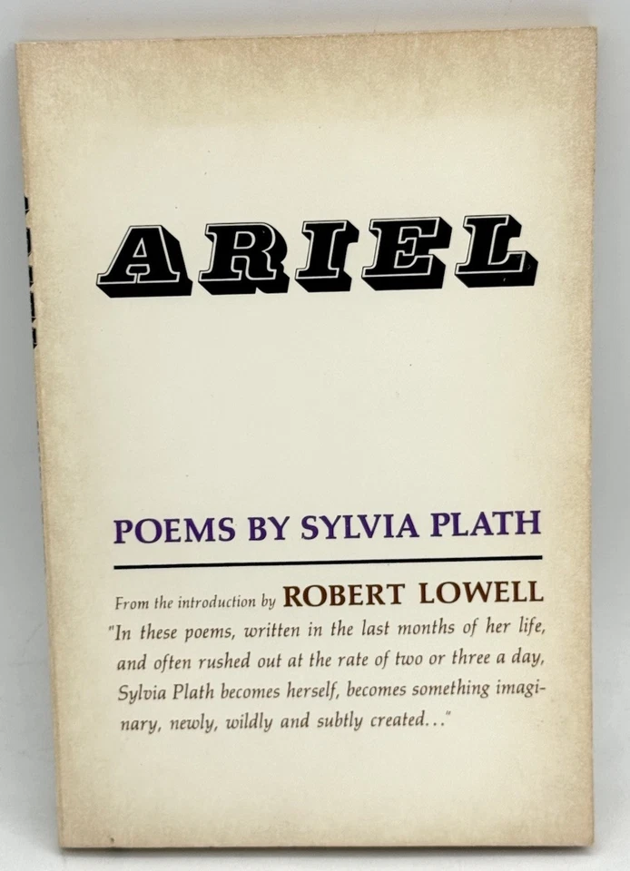 ARIEL poems by Sylvia Plath - 1965 Harper & Row Paperback VINTAGE - Image 1 of 4