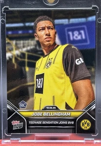 2025 Topps NOW #1 Bellingham Rookie Borussia Dortmund Rookie Card RC BVB SP - Picture 1 of 2
