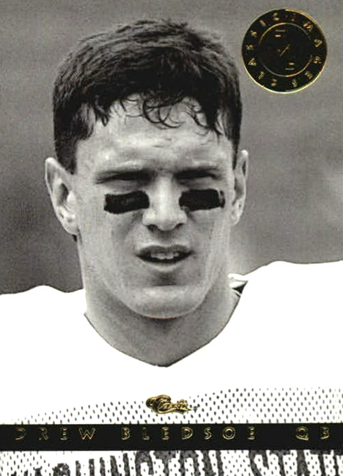 1993-94 Images Four Sport 129 Drew Bledsoe RC Washington St. Cougars New England - Image 1 of 1