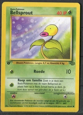 D463028 Pokemon TGC Bellsprout # 49/64 Jungle WOTC 1st Edition Dutch - Image 1 of 2