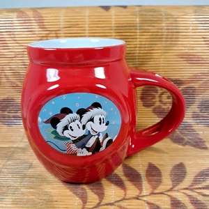2021 Disney Mickey and Minnie Red Christmas Mug (No Spoon) Frankford Candy - Picture 1 of 10