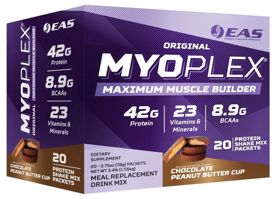 EAS MYOPLEX Original Meal Replacement Powder Protein Shake Vitamins BCAAs 20 Pk - Image 1 of 1