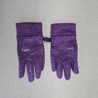Head Kids Children's Size Large Touchscreen Winter Gloves Fleece Lining Purple - Image 1 of 4