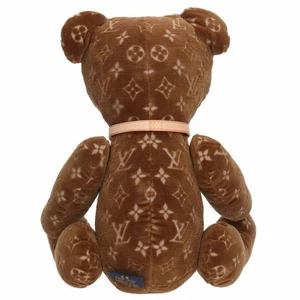 LOUIS VUITTON Doudou Teddy Bear 2021 Limited Edition Velour Brown GI0739 Japan - Picture 1 of 4