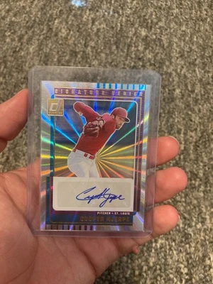 2025 Donruss Signature Series Cooper Hjerpe Autograph Rookie Cardinals - Image 1 of 2