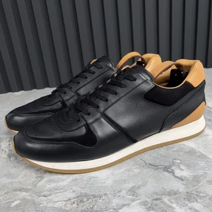 Louis Vuitton Abbesses Sneakers Black Leather 11.5 LV or 12.5 US or 45.5 EUR - Picture 1 of 11