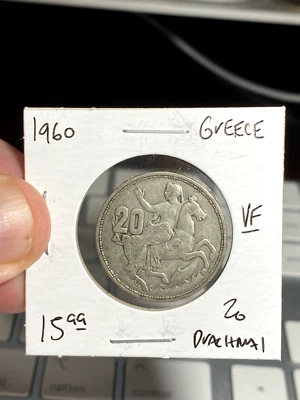 Grecia 20 Dracmai 1960 Foto 1 de 2