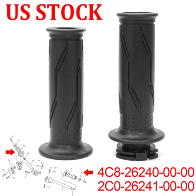 FOR YAMAHA YZF-R6 YZF-R1 R6 R1 S M RH Throttle Tube Grip Kit #2C0-26240-00-00 US - Image 1 of 4