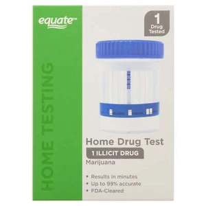 Equate 1 Panel Home Drug Test, Marijuana - Picture 1 of 11