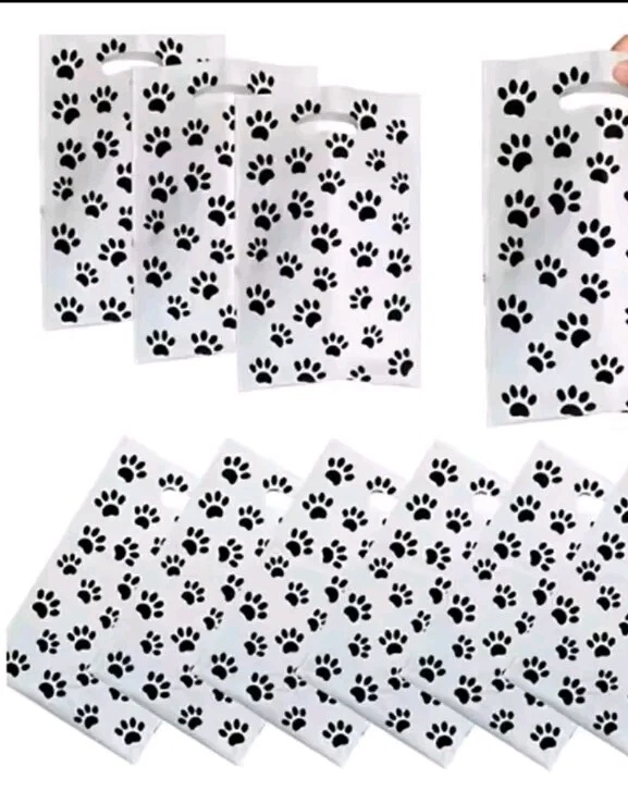 10 X собаки лапы трофей сумки животных печати вечеринки Gooody подарок сладкие конфеты сумка патруль  - Изображение 1 из 1