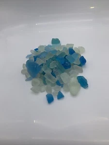 Vidrio de mar azul aguamarina, aguamarina, joyería artesanal 2 libras y 10,5 OZ - Imagen 1 de 17