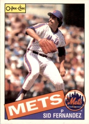 1985 O-Pee-Chee Baseball Sid Fernandez (O) New York Mets #390 - Image 1 of 2