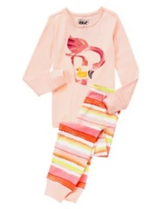 NWT Gymboree Eric Carle Flamingo and Ducks Pajama Set 2pc 6-12,3,4,5,6 - Picture 1 of 1