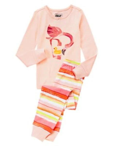 Nuevo con etiquetas Juego de pijama Gymboree Eric Carle Flamenco and Ducks 2 piezas 6-12,3,4,5,6 Foto 1 de 1