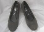 Size 5.5 GABOR taupe suede pumps -small wedge - decoration missing each toe