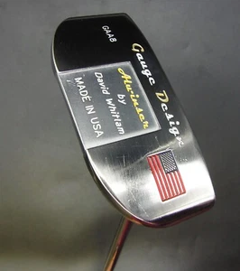 Gauge Design David Whitlam Putter Steel Shaft 89cm Length Iguana Grip - Picture 1 of 10
