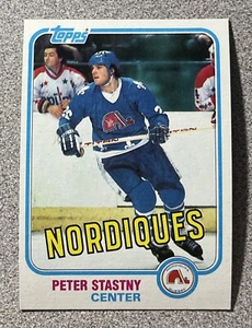 1981-82 Topps Peter Stastny Rookie Card #39 RC NORDIQUES NM-MT QTY 🔥🏒 - Bild 1 von 4