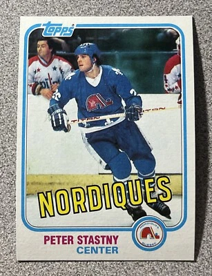 1981-82 Topps Peter Stastny Rookie Card #39 RC NORDIQUES NM-MT QTY 🔥🏒 - Image 1 of 4