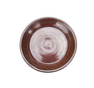 Handmade American Made Ceramic Copper Overglazed Dish/Baking Pie Plate - Picture 1 of 12