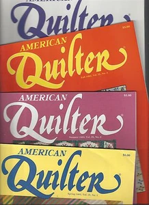 LOT of 4 AMERICAN QUILTER Magazine Spring-Winter 1993 Vol. IX 1-4 - Imagen 1 de 5
