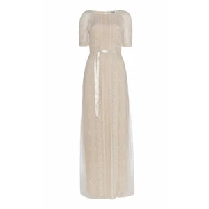 NEW Temperley London Long Botanical IVORY Dress / UK 6 US 2 / Wedding Dress  / - Picture 1 of 12