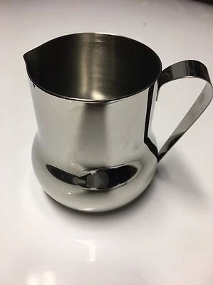 Jarra de espuma de acero inoxidable Fox Run Kitchens 18/8, 13 onzas, crema - NUEVA Foto 1 de 4