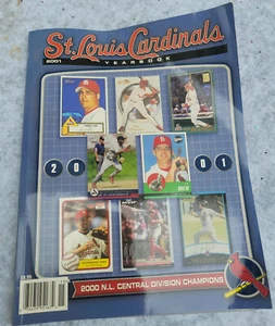 2001 St Louis Cardinals Souvenir Yearbook Vintage Great Shape MLB Baseball Book - Picture 1 of 2