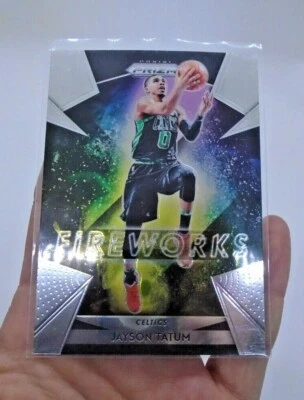 2018-19 PANINI PRIZM #26 JAYSON TATUM FIREWORKS  - Image 1 of 3