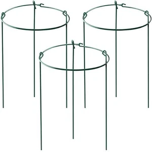 3 Pack Peony Cages Support Stakes Ring For Garden Round Plant Support For Outdoo - Picture 1 of 6