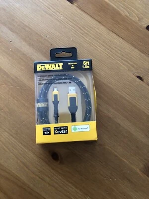 DEWALT 6 ft. Reinforced Braided Cable for Micro-USB - Image 1 of 2