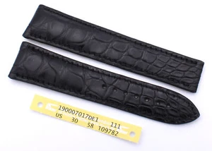 Uhrenarmband 22mm /18 echt ALLIGATOR für Omega Faltschließe made Germany  Kroko - Bild 1 von 2