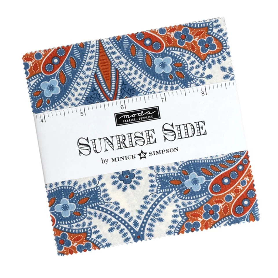 Charm Pack "Sunrise Side"  traditionell Patchwork Stoff Moda, 42 Scraps à 12,7cm - Bild 1 von 3