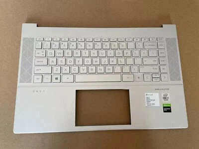 FOR HP ENVY 15-EP TPN-Q237 C Shell with Keyboard Silver Backlight US L97425-001 - Bild 1 von 2