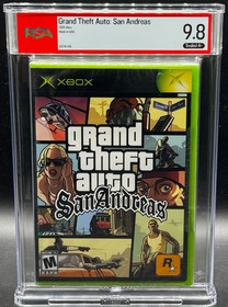 Grand Theft Auto San Andreas Microsoft Xbox Sealed New PSA 9.8 A+ Graded