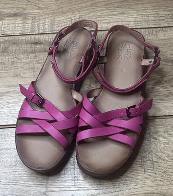 Sandalias Naturalizer Rosa Entrecruzado Georgette Talla 10 Foto 1 de 4