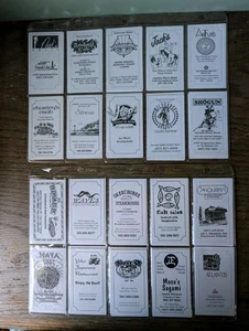 Lot of 39 Restaurant Business Cards Mini Menus Florida Orlando Downtown Disney - Picture 1 of 5