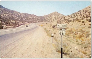 TIJERAS CANYON Albuquerque, New Mexico ROUTE 66 Roadside 1950s Vintage Postcard - Bild 1 von 2