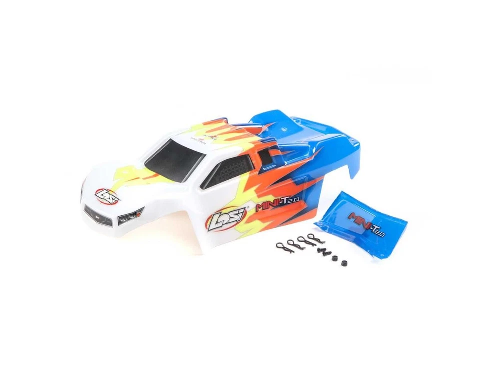 Losi 210014 Blue/White Body for Mini-T 2.0 - Image 1 of 1
