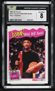 1991-92 NBA Hoops Stay in School Will Smith #325 CGC 8 - Picture 1 of 3