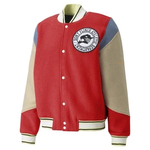PUMA Varsity Jacket Mens Size XL Casual Athletic Outerwear 532082-01 - Picture 1 of 3