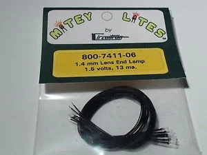 Circuitron 800-7411-25 1.5 Volt 1.4mm Medium-Output Light Bulb (Pack of 25) - Image 1 of 1