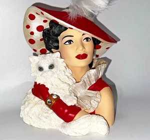 Cameo Girls Deluxe Lady Head Vase Emma 1944 "Cat's Meow" Limitiert - 309/1500 - Bild 1 von 12