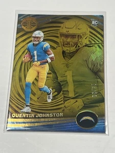 2023 Panini Illusions Quentin Johnston /25 Rookie Gold Los Angeles Chargers - Picture 1 of 3