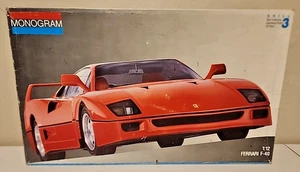 Monogram Ferrari F40 Kit # 2804 Open Box See All Pictures 1:12 - Picture 1 of 18